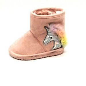 The Children's Place Toddler Girls My Little Pony Boots Pink Pull On‎ Faux Fur 5